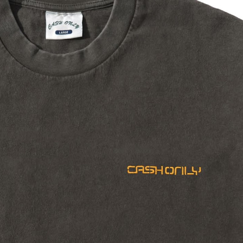 CASH ONLY(キャッシュオンリー)/ Stencil Pigment Dye Tee -2.COLOR-