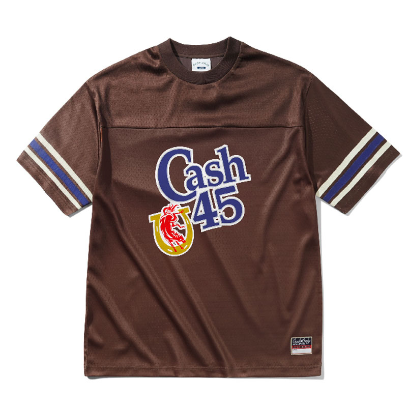 CASH ONLY(キャッシュオンリー)/ Colt S/S Jersey -BROWN-