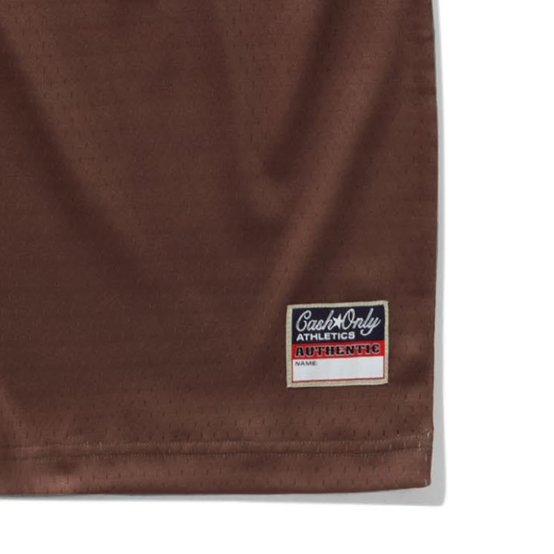 CASH ONLY(キャッシュオンリー)/ Colt S/S Jersey -BROWN-
