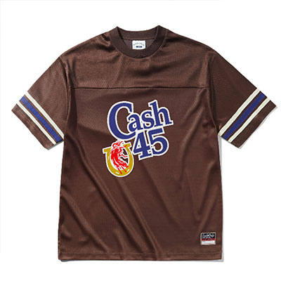 CASH ONLY(キャッシュオンリー)/ Colt S/S Jersey -BROWN-