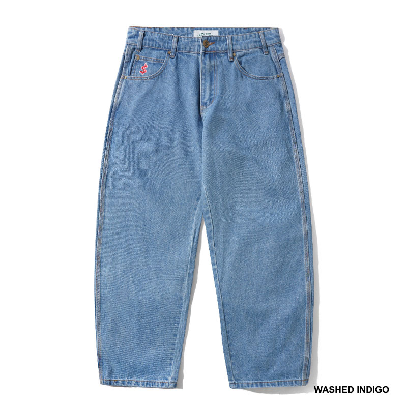 CASH ONLY(キャッシュオンリー)/ Logo Baggy Denim Jeans -2COLOR-