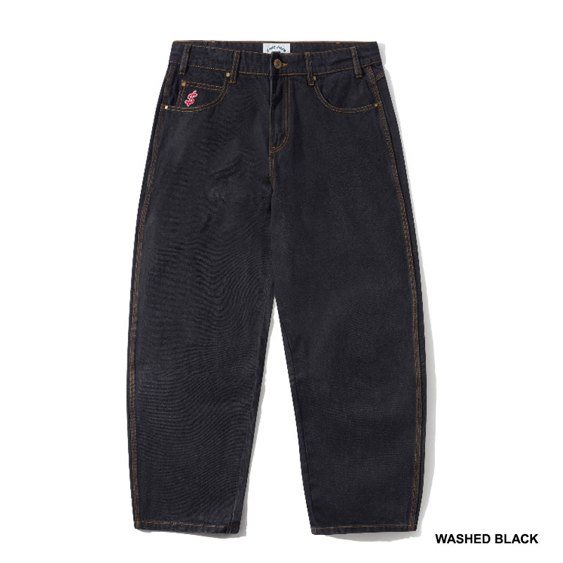 CASH ONLY(キャッシュオンリー)/ Logo Baggy Denim Jeans -2COLOR-