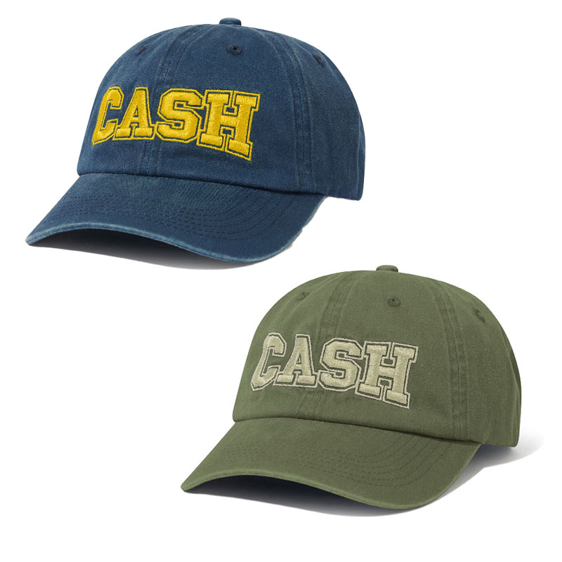CASH ONLY(キャッシュオンリー)/ Campus 6 Panel Cap -2COLOR-