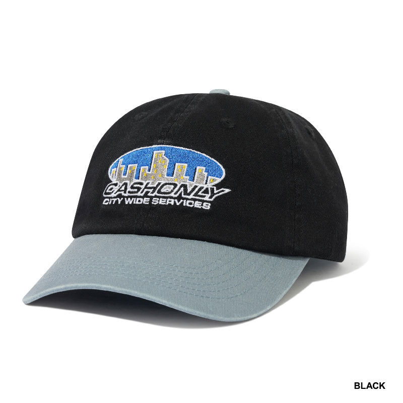 CASH ONLY(キャッシュオンリー)/ City Wide 6 Panel Cap -2COLOR-