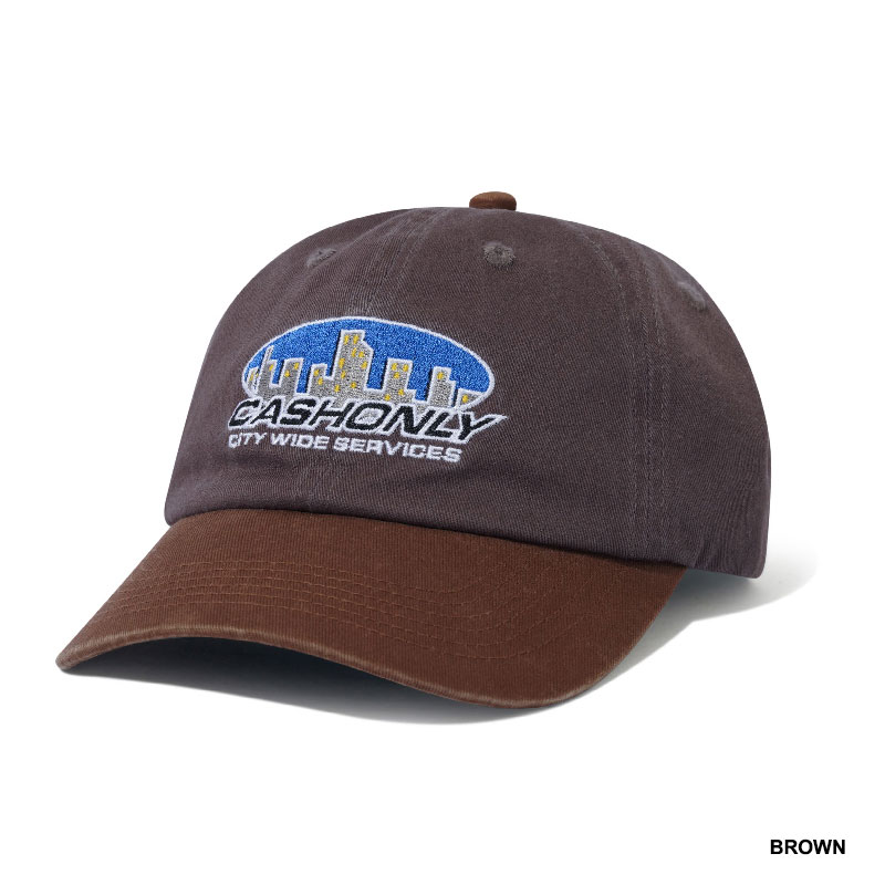 CASH ONLY(キャッシュオンリー)/ City Wide 6 Panel Cap -2COLOR-