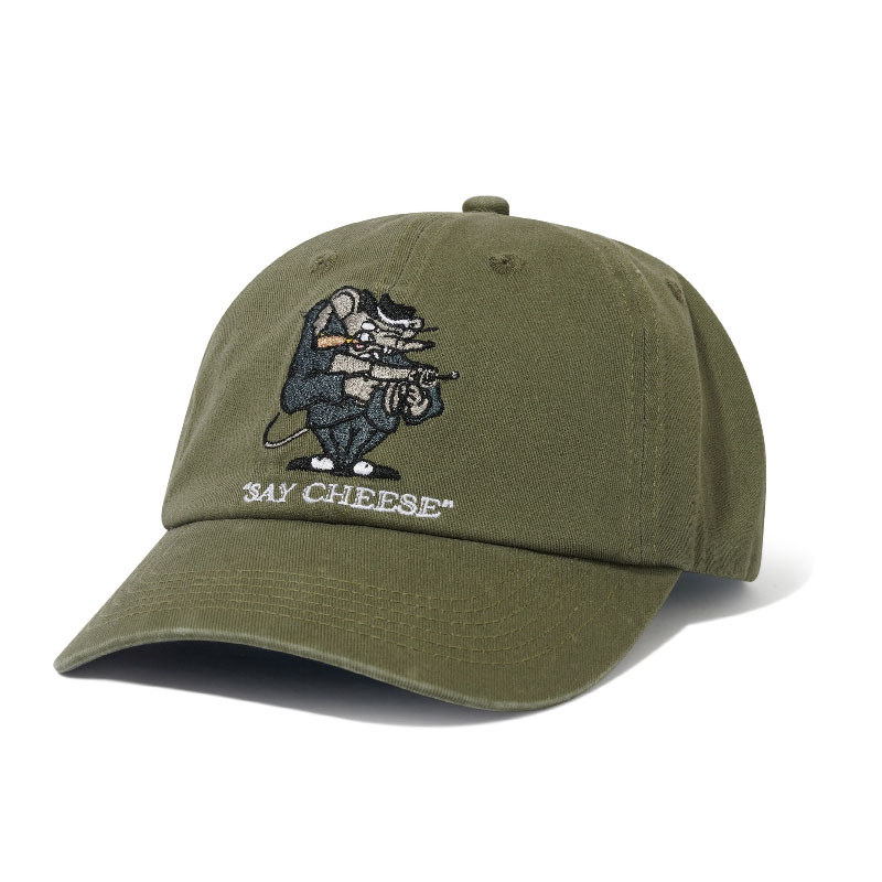 CASH ONLY(キャッシュオンリー)/ Mobster 6 Panel Cap -ARMY-