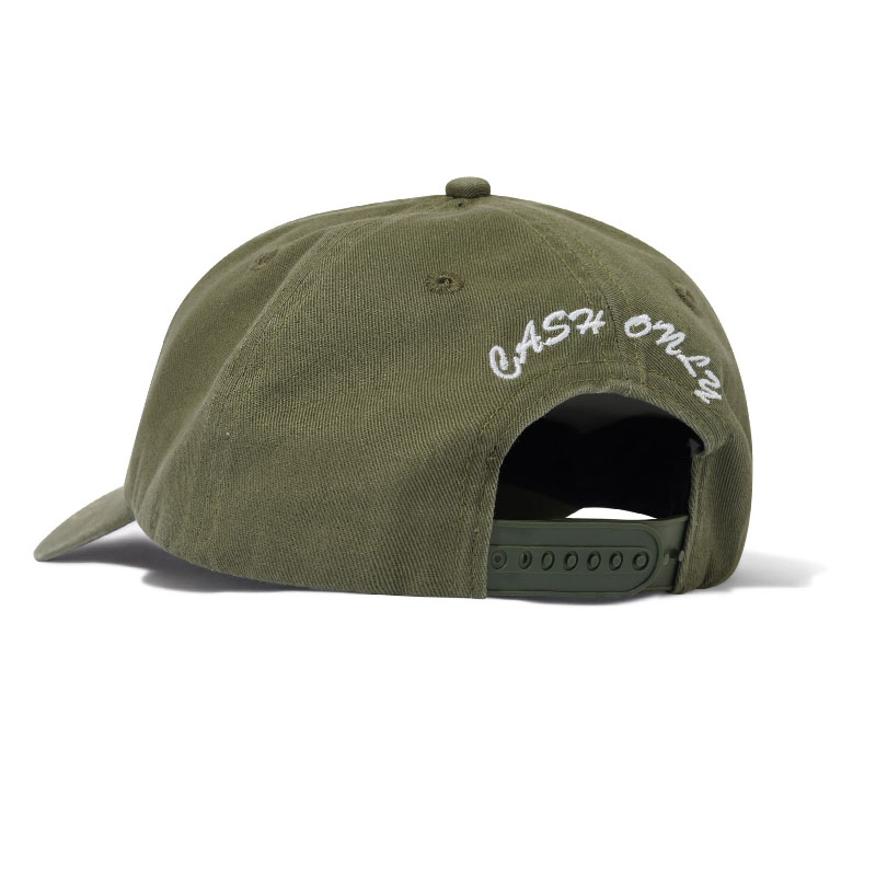 CASH ONLY(キャッシュオンリー)/ Mobster 6 Panel Cap -ARMY-