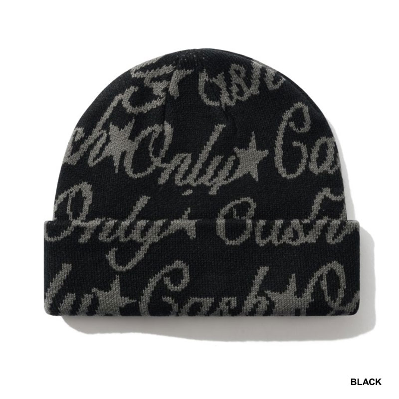 CASH ONLY(キャッシュオンリー)/ Script Beanie -3COLOR-