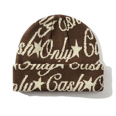 CASH ONLY(キャッシュオンリー)/ Script Beanie -3COLOR-