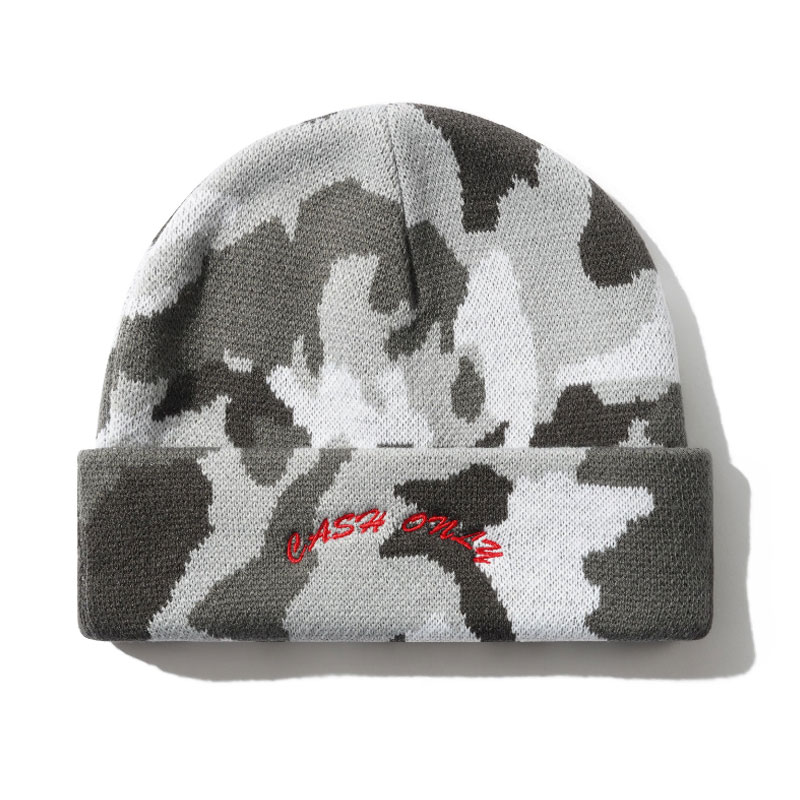 CASH ONLY(キャッシュオンリー)/ Logo Beanie -CAMO-