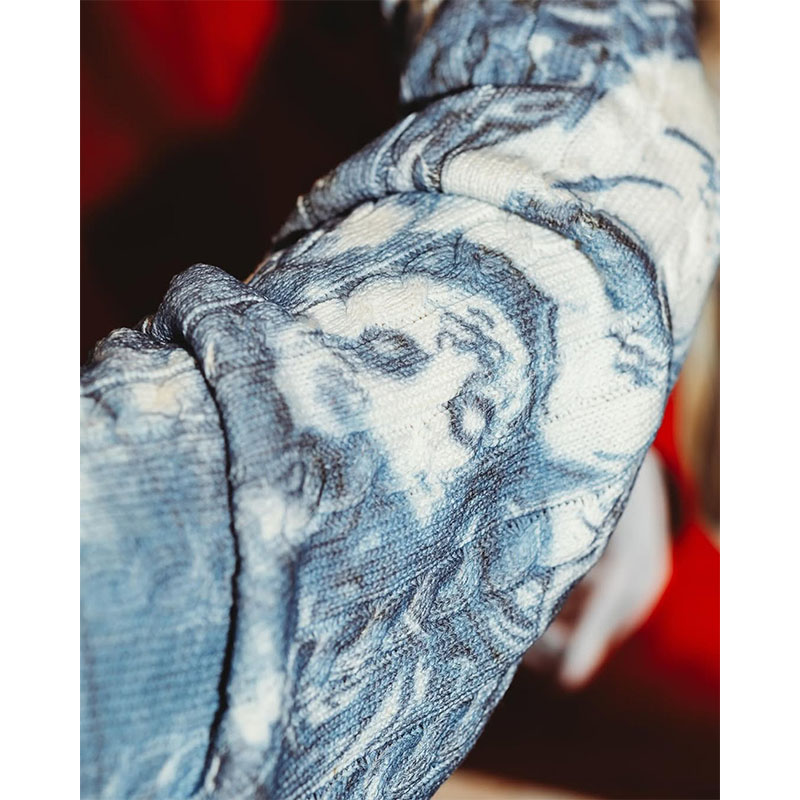 CLASSIC GRIP(クラシックグリップ)/ CERAMIC CABLE KNIT SWEATER -WHITE-