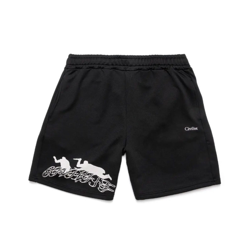 Civilist Berlin(シビリストベルリン)/ STAB MESH SHORTS -BLACK-