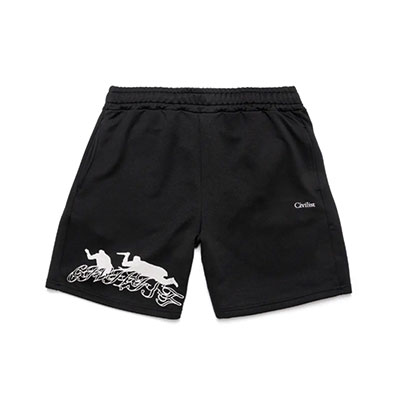 Civilist Berlin(シビリストベルリン)/ STAB MESH SHORTS -BLACK-
