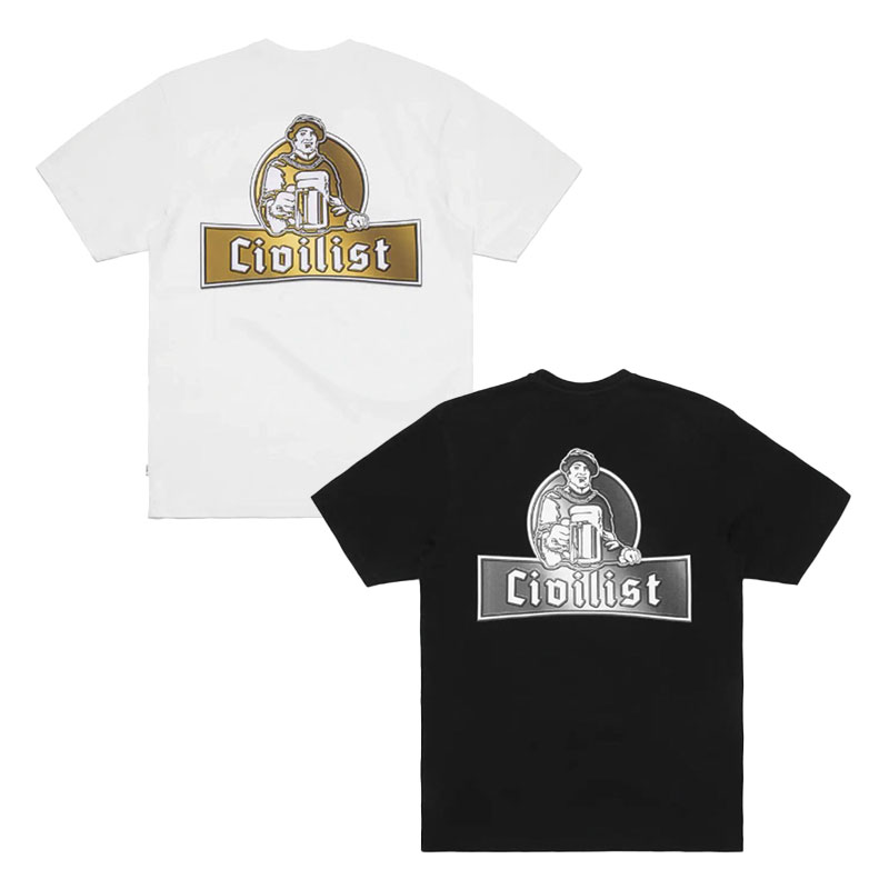 Civilist Berlin(シビリストベルリン)/ SCHULLE CHROME TEE -2COLOR-