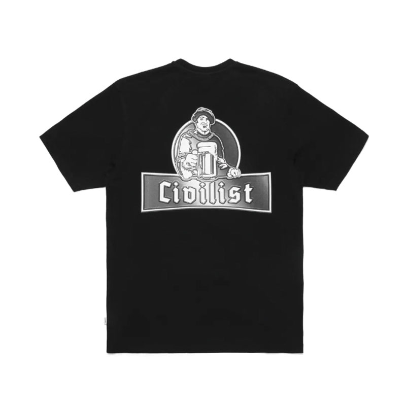 Civilist Berlin(シビリストベルリン)/ SCHULLE CHROME TEE -2COLOR-(BLACK)