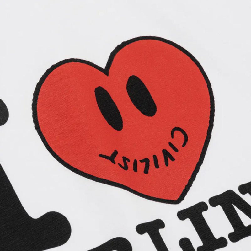 Civilist Berlin(シビリストベルリン)/ ILOVE TEE -WHITE-
