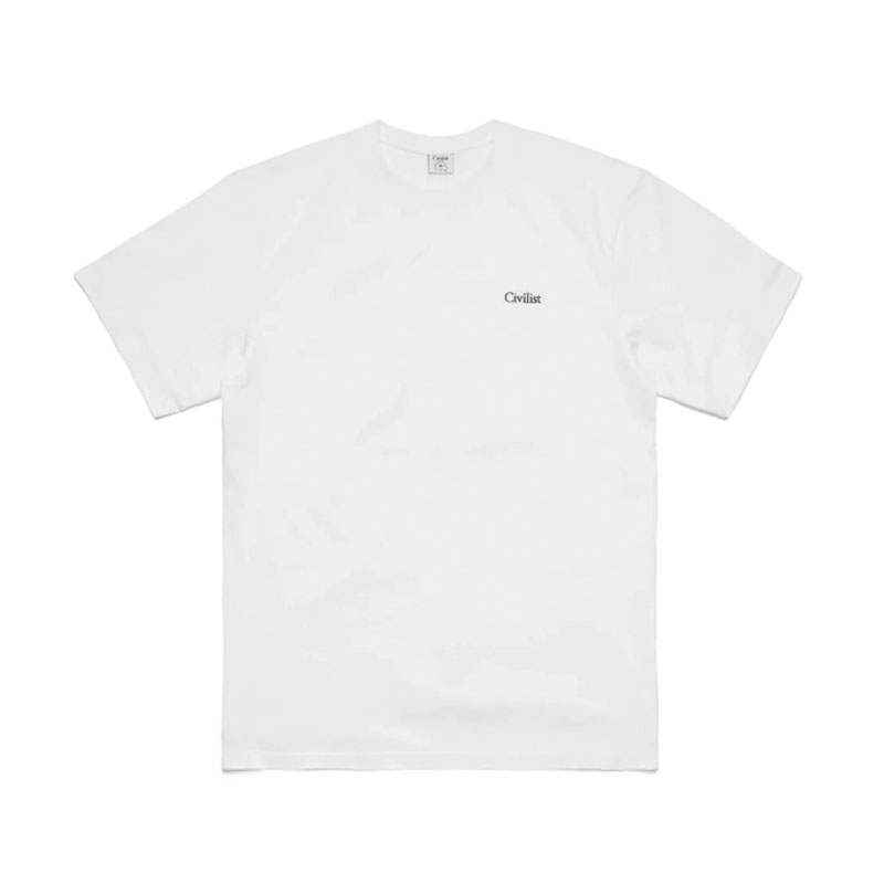 Civilist Berlin(シビリストベルリン)/ MINI LOGO TEE -2COLOR-(WHITE)