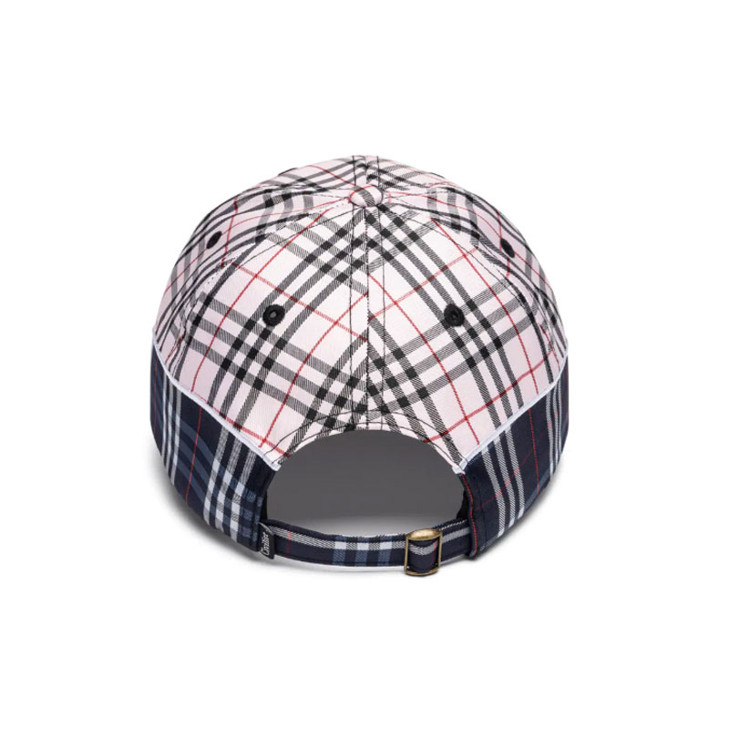 Civilist Berlin(シビリストベルリン)/ CHECKS LOW PRO CAP -PINK/BLUE-