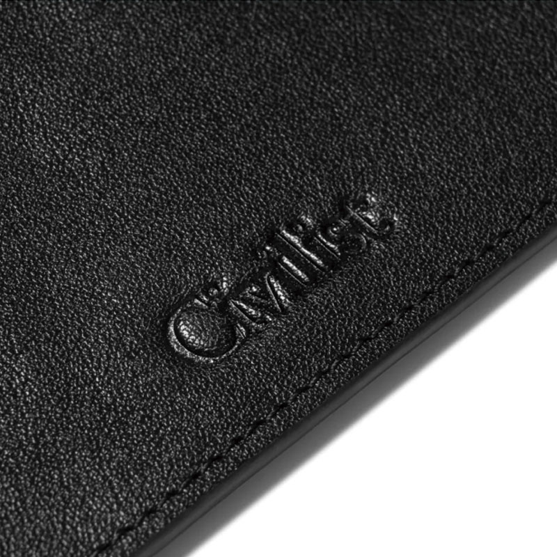 Civilist Berlin(シビリストベルリン)/ ZIPPERED LEATHER POACH -BLACK-