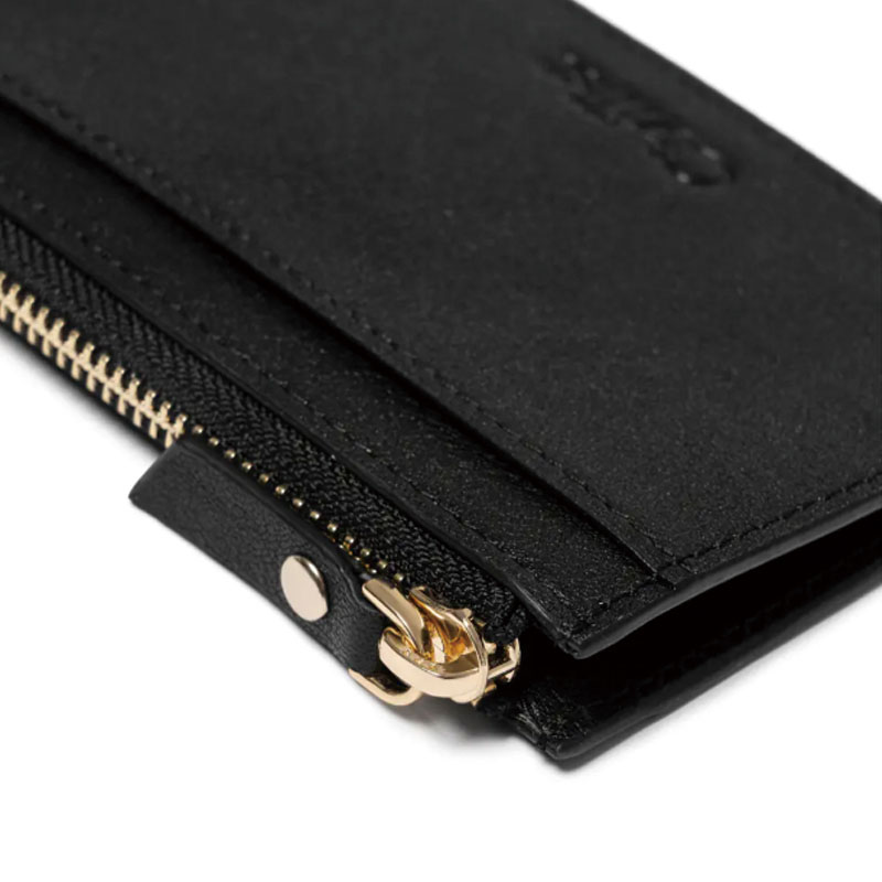 Civilist Berlin(シビリストベルリン)/ ZIPPERED LEATHER POACH -BLACK-