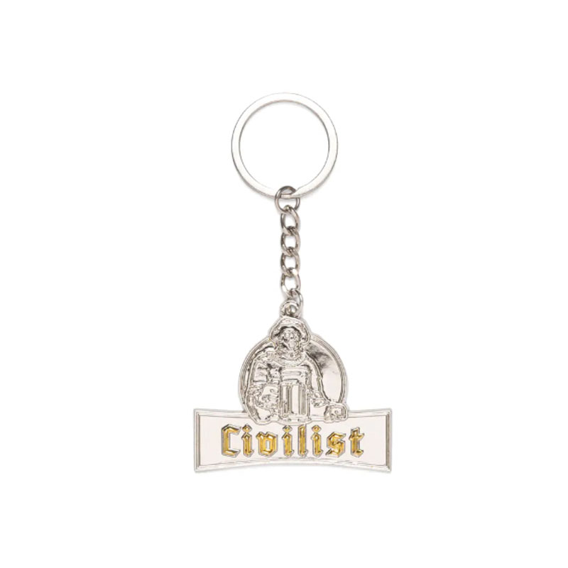 Civilist Berlin(シビリストベルリン)/ SCHULLE KEYCHAIN -SILVER-