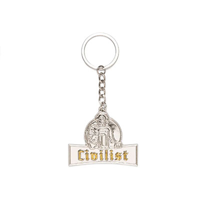 Civilist Berlin(シビリストベルリン)/ SCHULLE KEYCHAIN -SILVER-