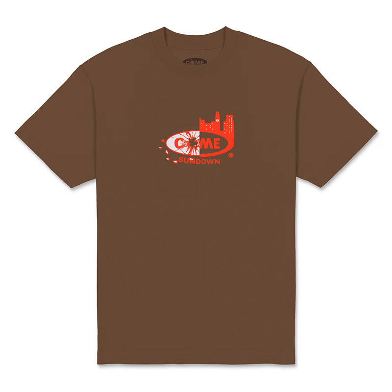COME SUNDOWN(カムサンダウン)/ COMBO SS TEE -2.COLOR-(BROWN)