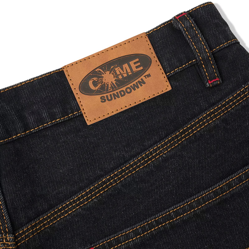 COME SUNDOWN(カムサンダウン)/ HEADACHE JEANS -BLACK-