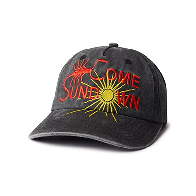 COME SUNDOWN(カムサンダウン)/ ENTOMOLOGY CAP -BLACK-