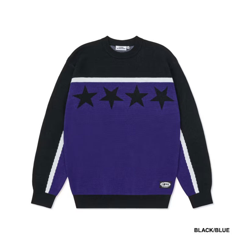 COME SUNDOWN(カムサンダウン)/ BURN OUT KNIT -2COLOR-