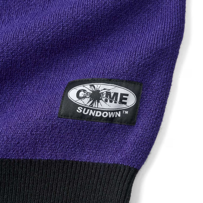 COME SUNDOWN(カムサンダウン)/ BURN OUT KNIT -2COLOR-