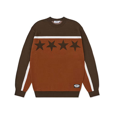 COME SUNDOWN(カムサンダウン)/ BURN OUT KNIT -2COLOR-