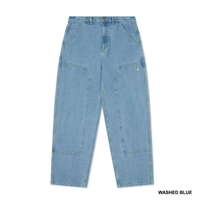 COME SUNDOWN(カムサンダウン)/ BURN OUT DOUBLE KNEE JEANS -2COLOR-