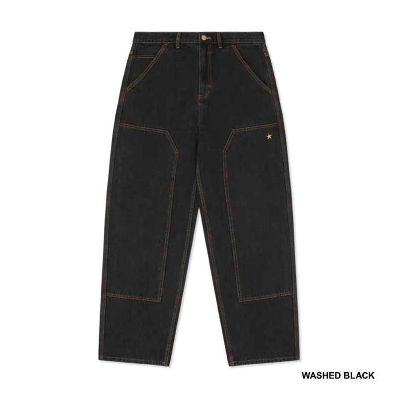 COME SUNDOWN(カムサンダウン)/ BURN OUT DOUBLE KNEE JEANS -2COLOR-