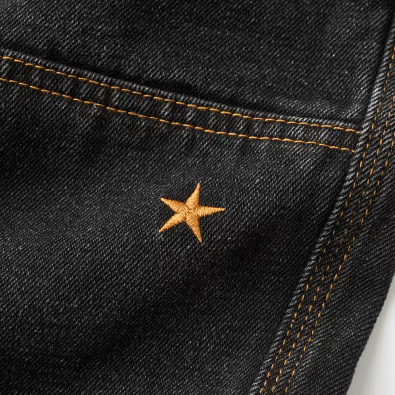 COME SUNDOWN(カムサンダウン)/ BURN OUT DOUBLE KNEE JEANS -2COLOR-