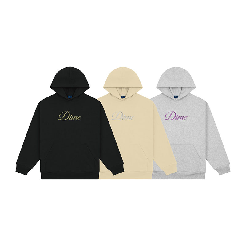 Dime MTL(ダイム)/ CURSIVE HOODIE -3.COLOR-