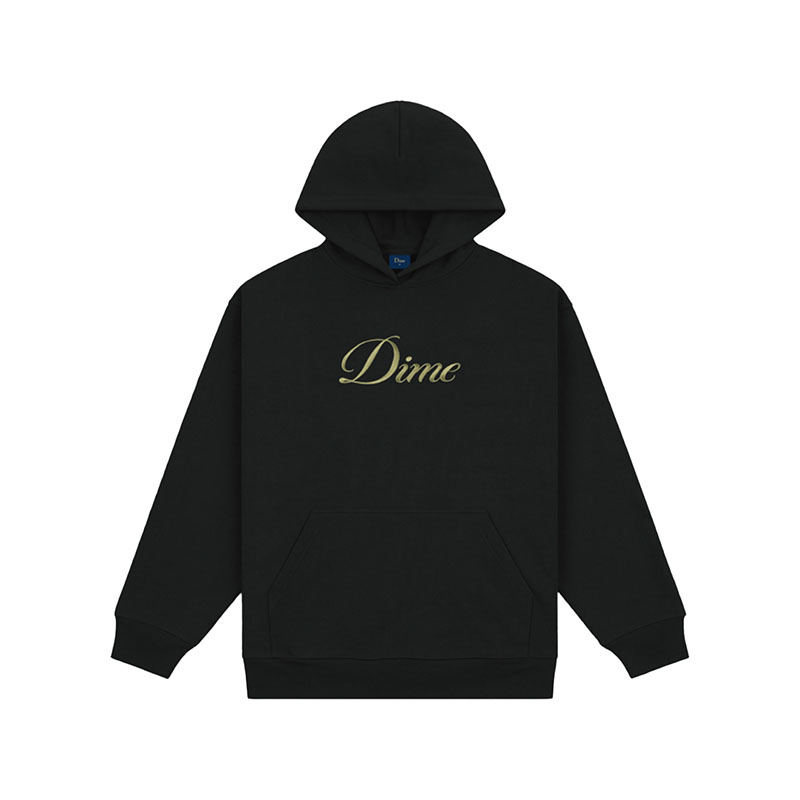 Dime MTL(ダイム)/ CURSIVE HOODIE -3.COLOR-(BLACK)