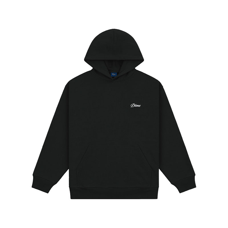 Dime MTL(ダイム)/ CURSIVE SMALL LOGO HOODIE -4.COLOR-(BLACK)
