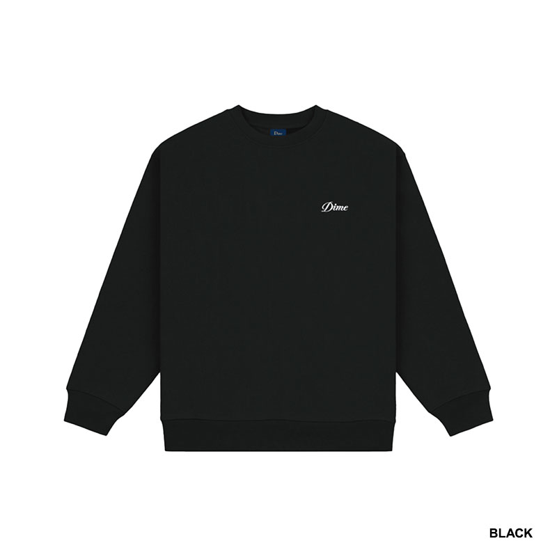Dime MTL(ダイム)/ CURSIVE SMALL LOGO CREWNECK -4.COLOR-