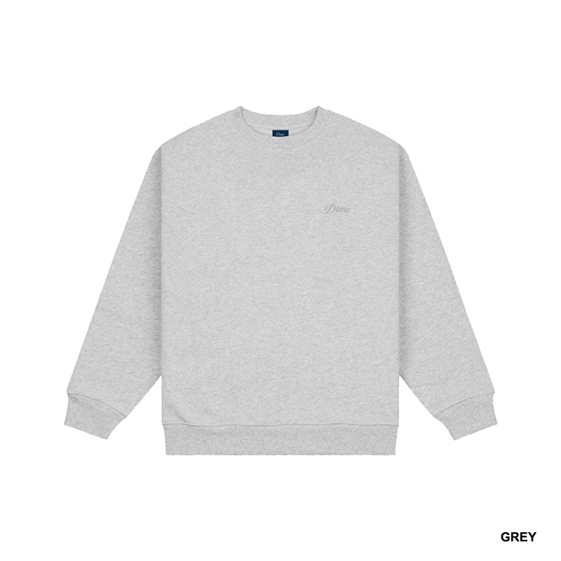 Dime MTL(ダイム)/ CURSIVE SMALL LOGO CREWNECK -4.COLOR-