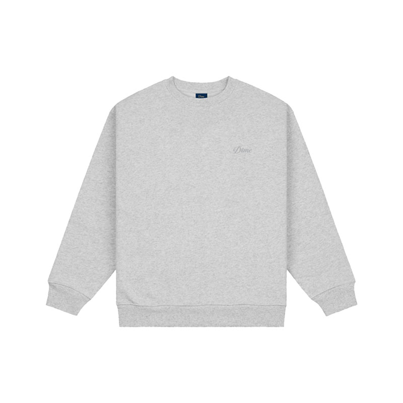 Dime MTL(ダイム)/ CURSIVE SMALL LOGO CREWNECK -4.COLOR-(GREY)