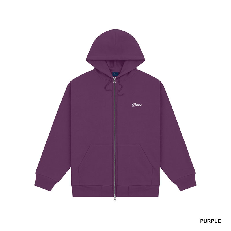 Dime MTL(ダイム)/ CURSIVE ZIP HOODIE -4.COLOR-