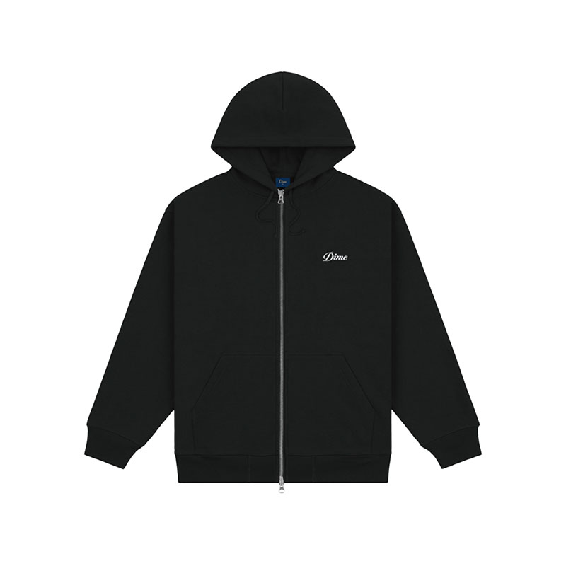 Dime MTL(ダイム)/ CURSIVE ZIP HOODIE -4.COLOR-(BLACK)