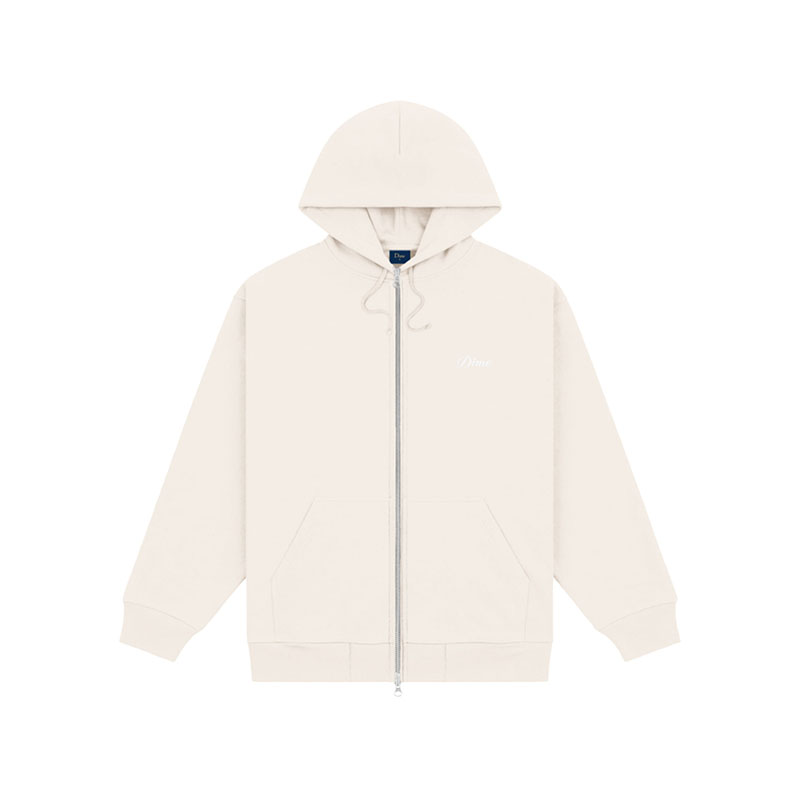 Dime MTL(ダイム)/ CURSIVE ZIP HOODIE -4.COLOR-(NATURAL)