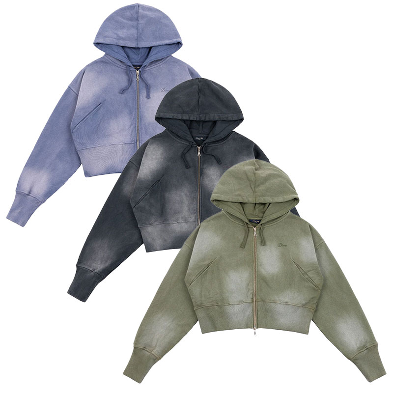 Dime MTL(ダイム)/ CROPPED ZIP HOODIE-3.COLOR-
