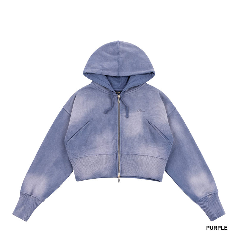 Dime MTL(ダイム)/ CROPPED ZIP HOODIE-3.COLOR-