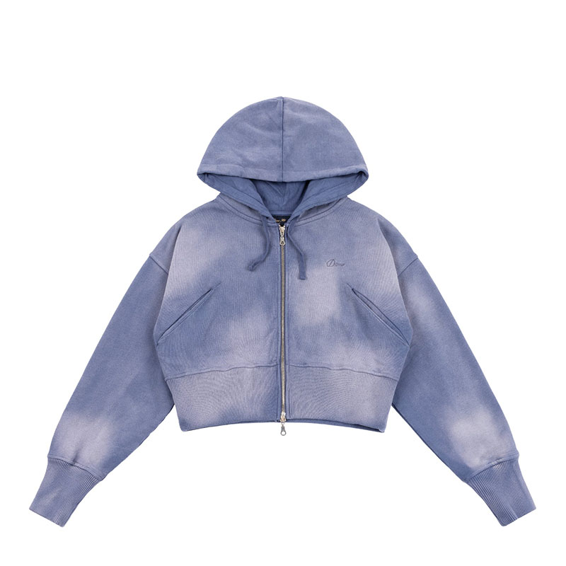 Dime MTL(ダイム)/ CROPPED ZIP HOODIE-3.COLOR-(PURPLE)