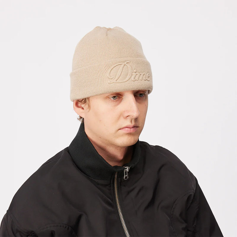 Dime MTL(ダイム)/ CURSIVE FOLD BEANIE -3.COLOR-