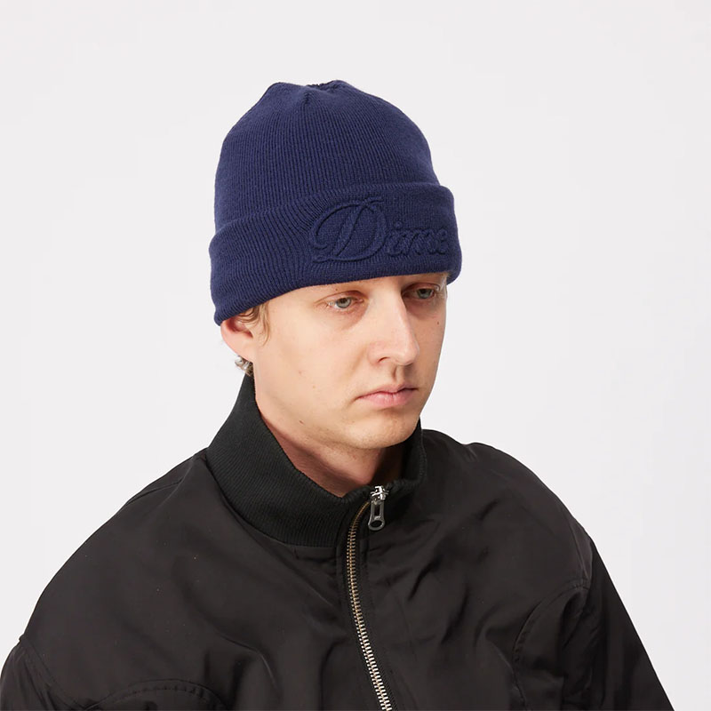 Dime MTL(ダイム)/ CURSIVE FOLD BEANIE -3.COLOR-