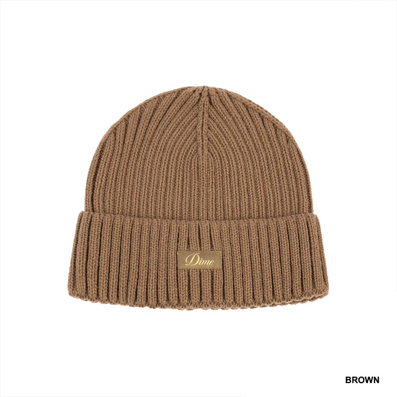 Dime MTL(ダイム)/ CURSIVE RIB BEANIE -3.COLOR-